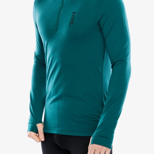 Cumpăra Bluza de corp Mons Royale Cascade 1/4 Zip - evergreen