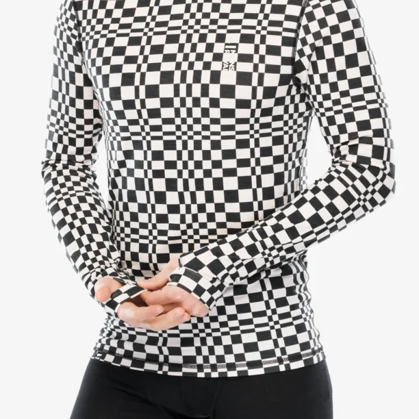 Cumpăra Bluza de corp Mons Royale Cascade Merino Flex 200 LS - checkers