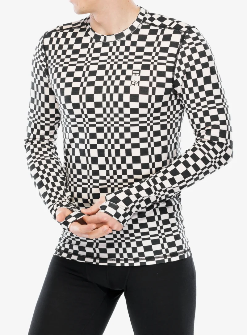 Cumpăra Bluza de corp Mons Royale Cascade Merino Flex 200 LS - checkers