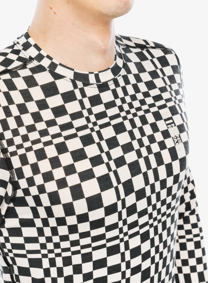 Original Bluza de corp Mons Royale Cascade Merino Flex 200 LS - checkers