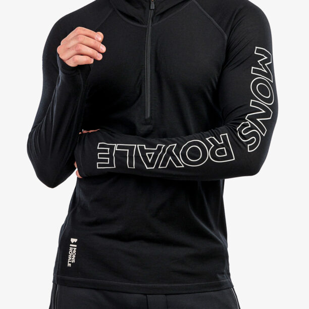 Cumpăra Bluza de corp Mons Royale Temple Tech Hood - black