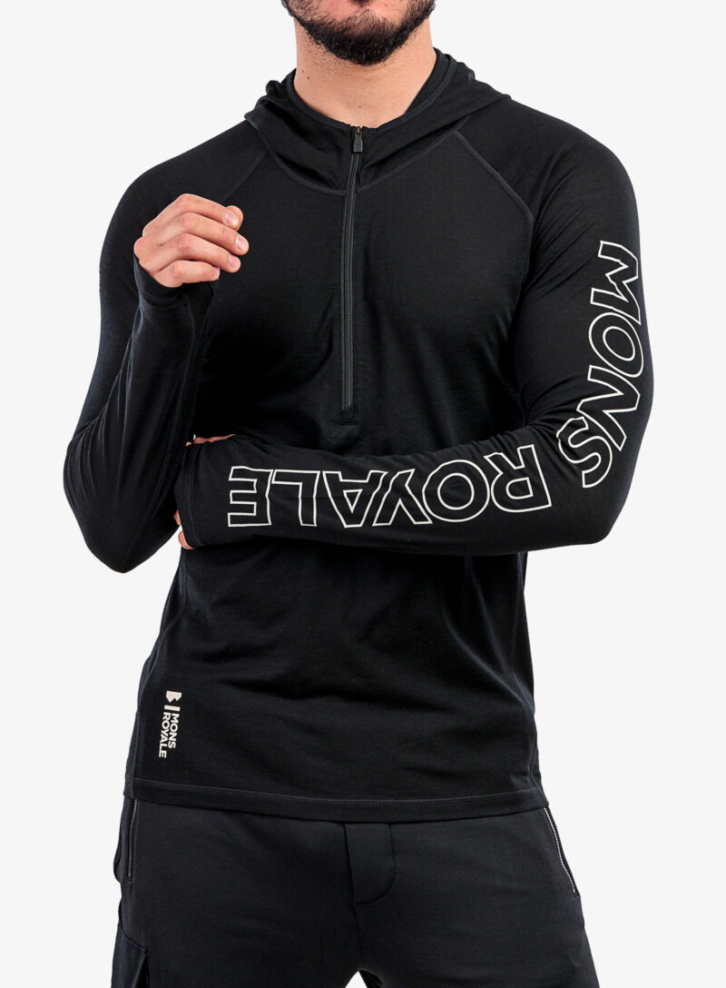 Cumpăra Bluza de corp Mons Royale Temple Tech Hood - black