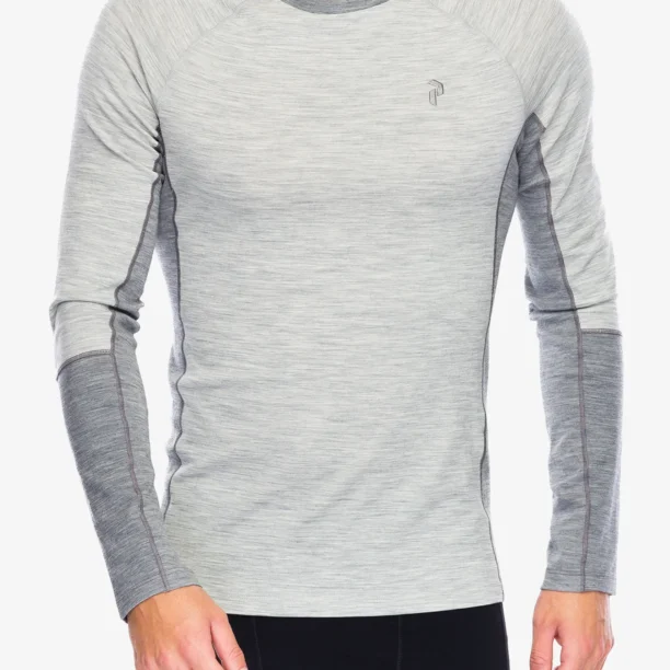 Bluza de corp Peak Performance Magic Crew - med grey melange