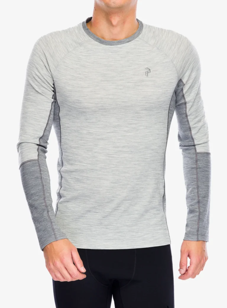 Bluza de corp Peak Performance Magic Crew - med grey melange