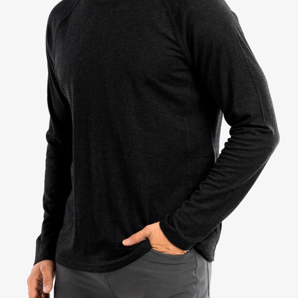 Original Bluza de corp Royal Robbins Venturelayer 200 LS - jet black htr