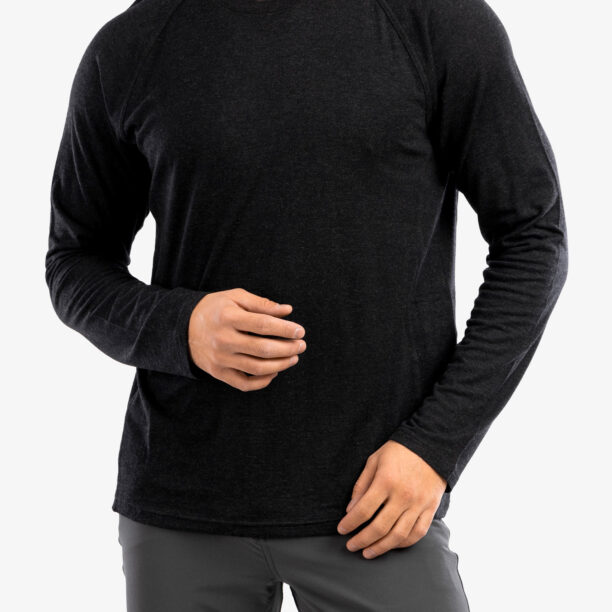 Bluza de corp Royal Robbins Venturelayer 200 LS - jet black htr