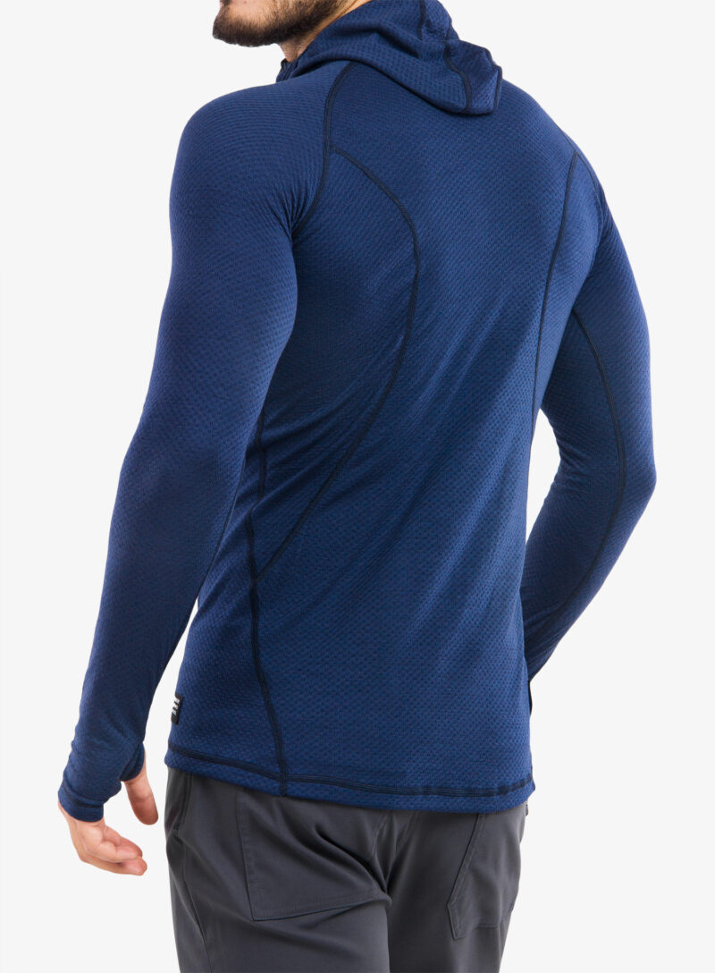 Preţ Bluza de corp Sensor Merino DF Tee L/S Hooded - deep blue