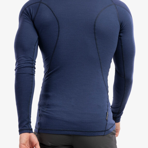 Bluza de corp Sensor Merino DF Tee L/S - deep blue camp preţ