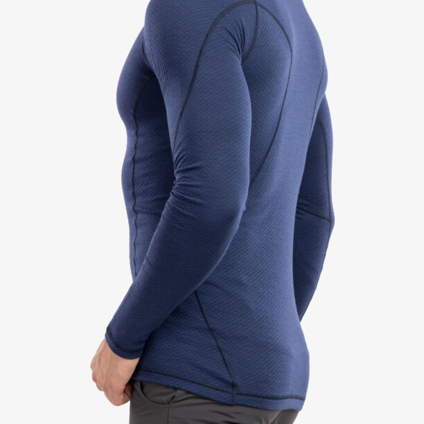 Preţ Bluza de corp Sensor Merino DF Tee L/S - deep blue camp