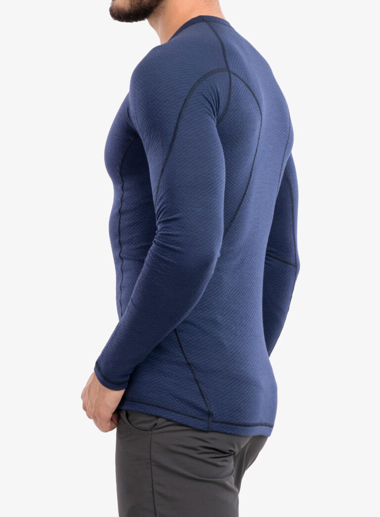 Preţ Bluza de corp Sensor Merino DF Tee L/S - deep blue camp