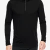 Bluza de corp Smartwool Classic All-Season Merino BL 1/4 Zip Boxed - black