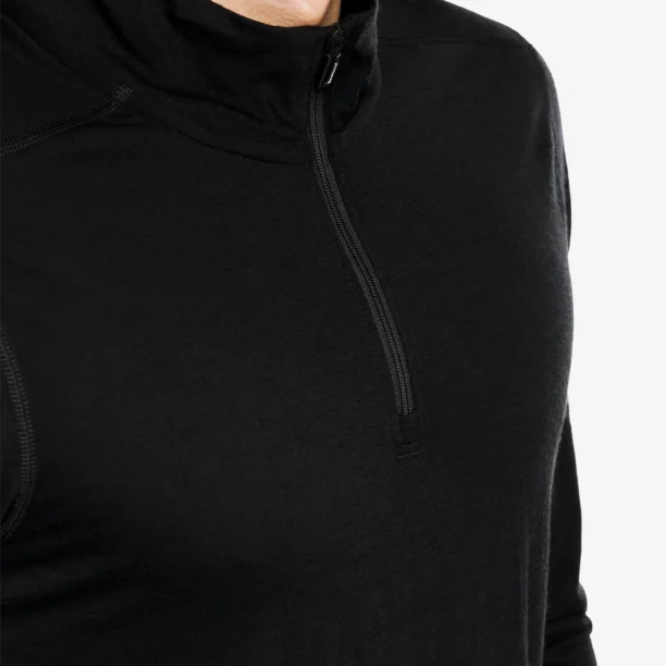 Original Bluza de corp Smartwool Classic All-Season Merino BL 1/4 Zip Boxed - black