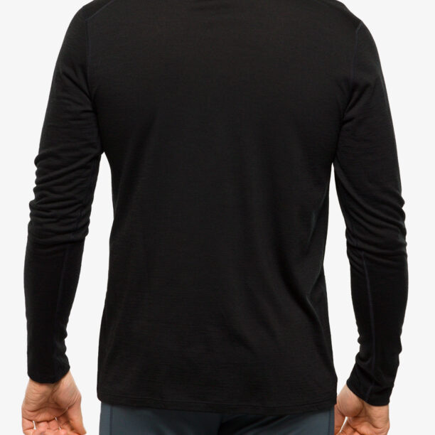 Bluza de corp Smartwool Classic Merino Base Layer 1/4 Zip Boxed - black preţ