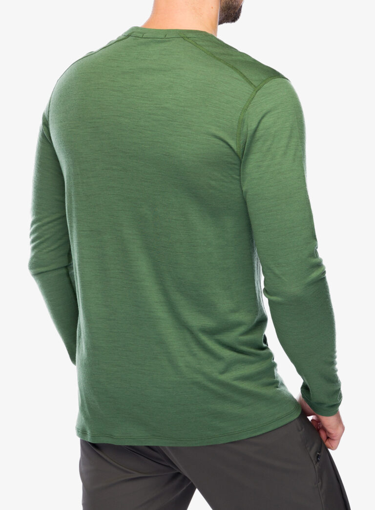 Bluza de corp Smartwool Classic Merino Base Layer LS Boxed - fern green preţ