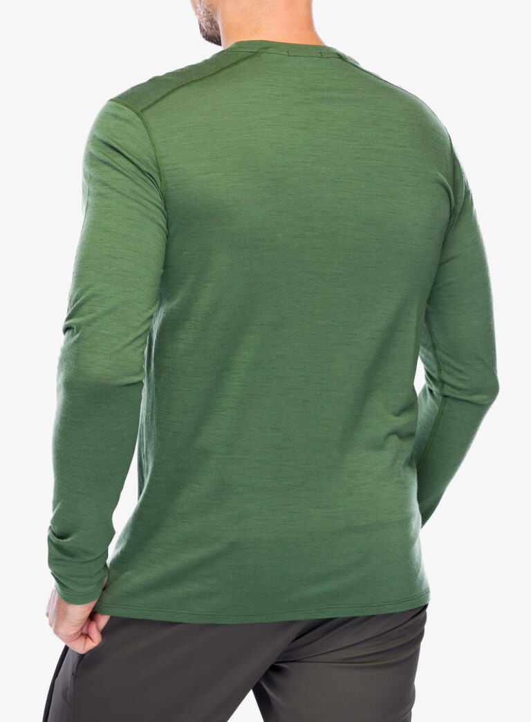 Preţ Bluza de corp Smartwool Classic Merino Base Layer LS Boxed - fern green