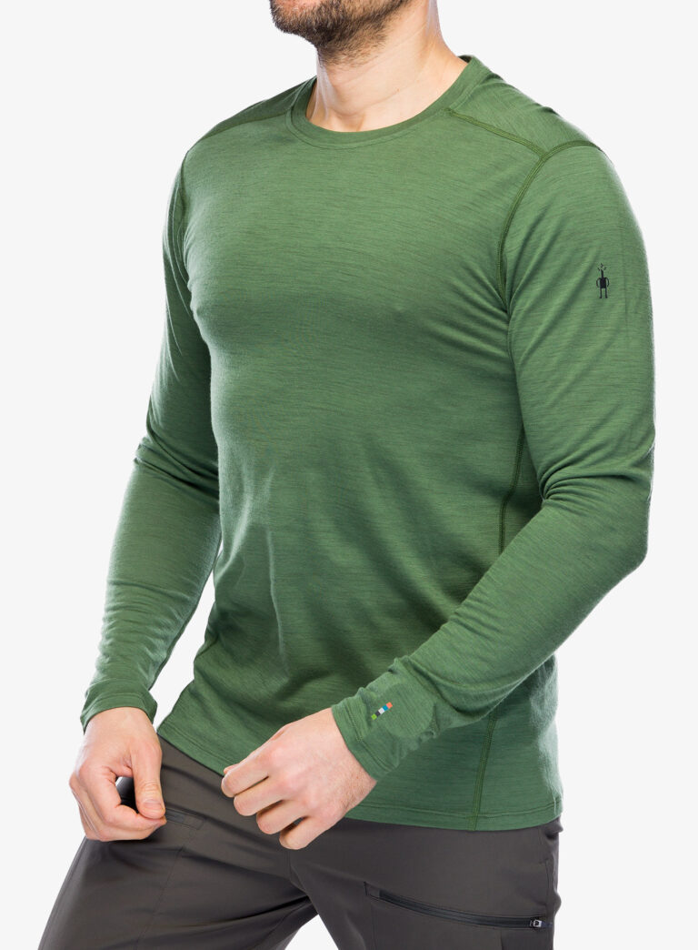 Bluza de corp Smartwool Classic Merino Base Layer LS Boxed - fern green