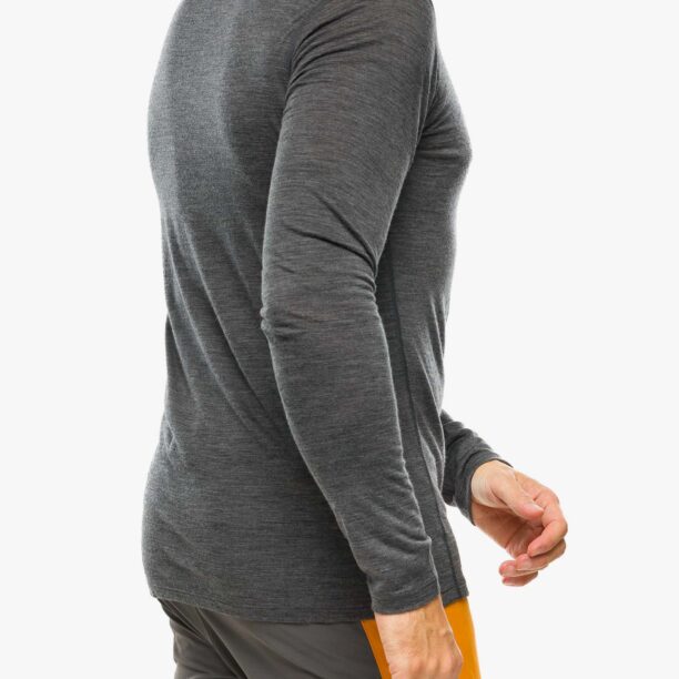 Preţ Bluza de corp Smartwool Classic Merino Base Layer LS Boxed - iron heather