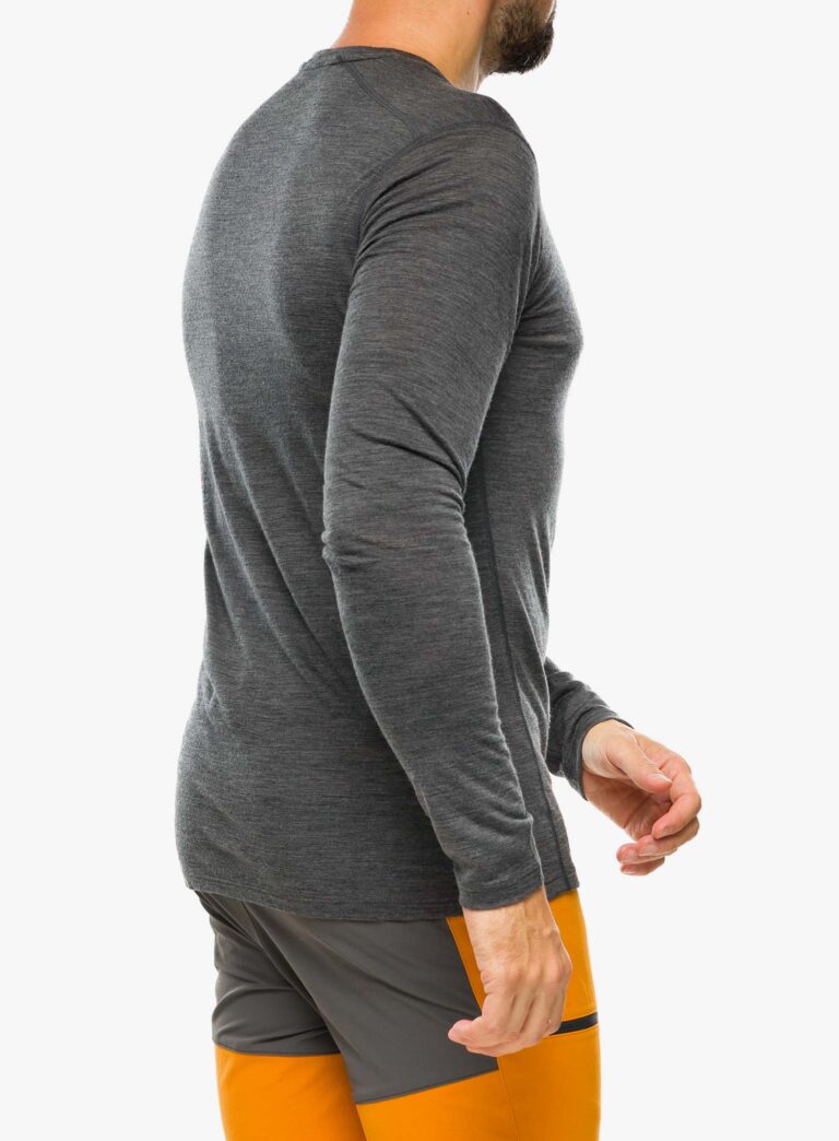 Preţ Bluza de corp Smartwool Classic Merino Base Layer LS Boxed - iron heather