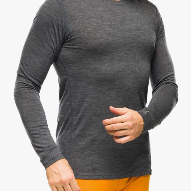 Bluza de corp Smartwool Classic Merino Base Layer LS Boxed - iron heather