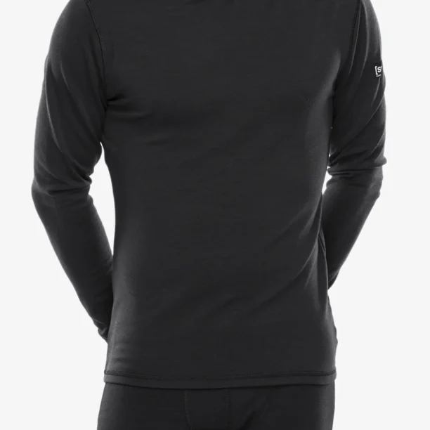 Original Bluza de corp Super.natural Hot 6 Pack Turtleneck - jet black