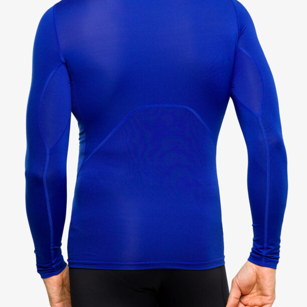 Bluza de corp Under Armour HG Armour Comp LS - royal/white preţ