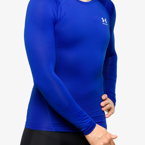 Cumpăra Bluza de corp Under Armour HG Armour Comp LS - royal/white