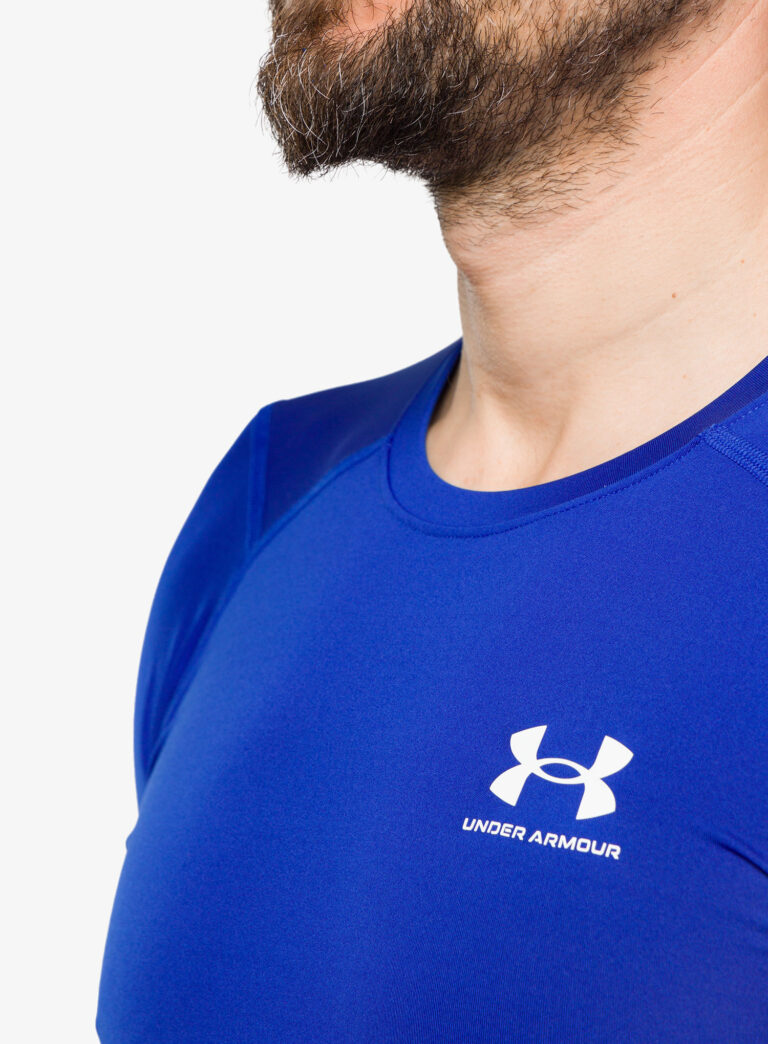 Bluza de corp Under Armour HG Armour Comp LS - royal/white - imagine 6