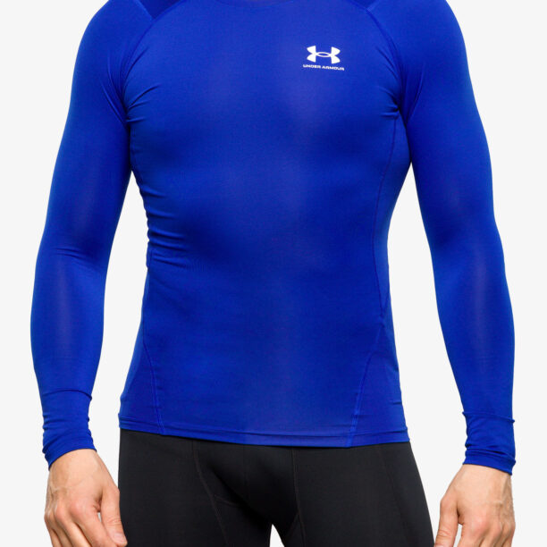 Bluza de corp Under Armour HG Armour Comp LS - royal/white