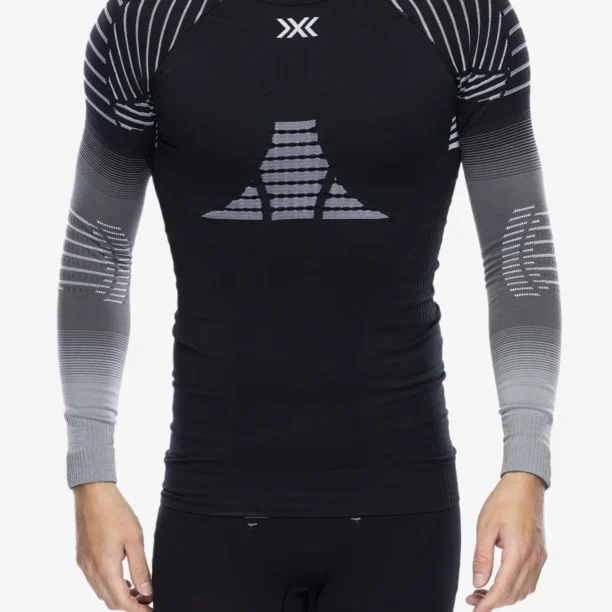 Bluza de corp X-Bionic Invent Fx Shirt LS - x black/grey/light grey