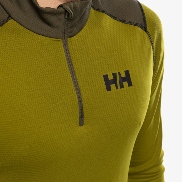 Original Bluza de corp barbati Helly Hansen LIFA Active 1/2 Zip - olive green