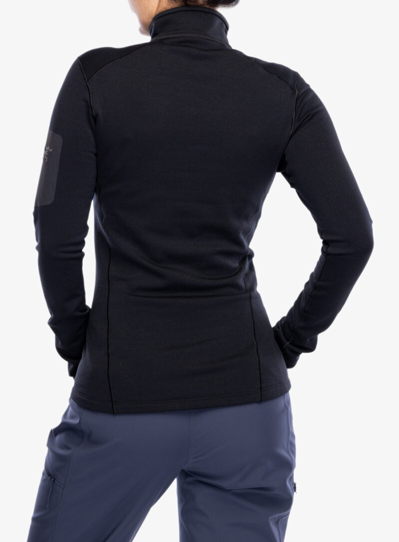 Bluza de corp femei Arcteryx Kyanite Baselayer Zip Neck - black preţ