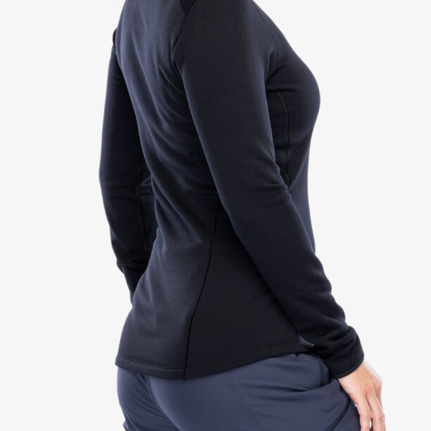 Preţ Bluza de corp femei Arcteryx Kyanite Baselayer Zip Neck - black