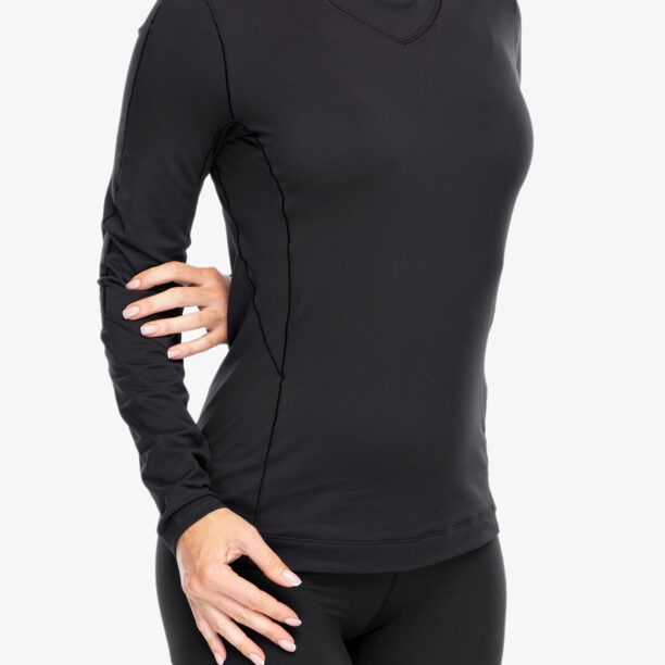 Cumpăra Bluza de corp femei Arcteryx Rho Crew Neck LS - black