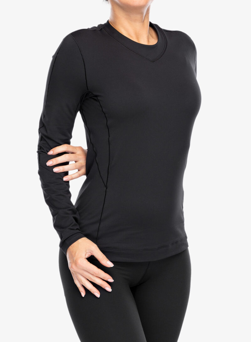 Cumpăra Bluza de corp femei Arcteryx Rho Crew Neck LS - black