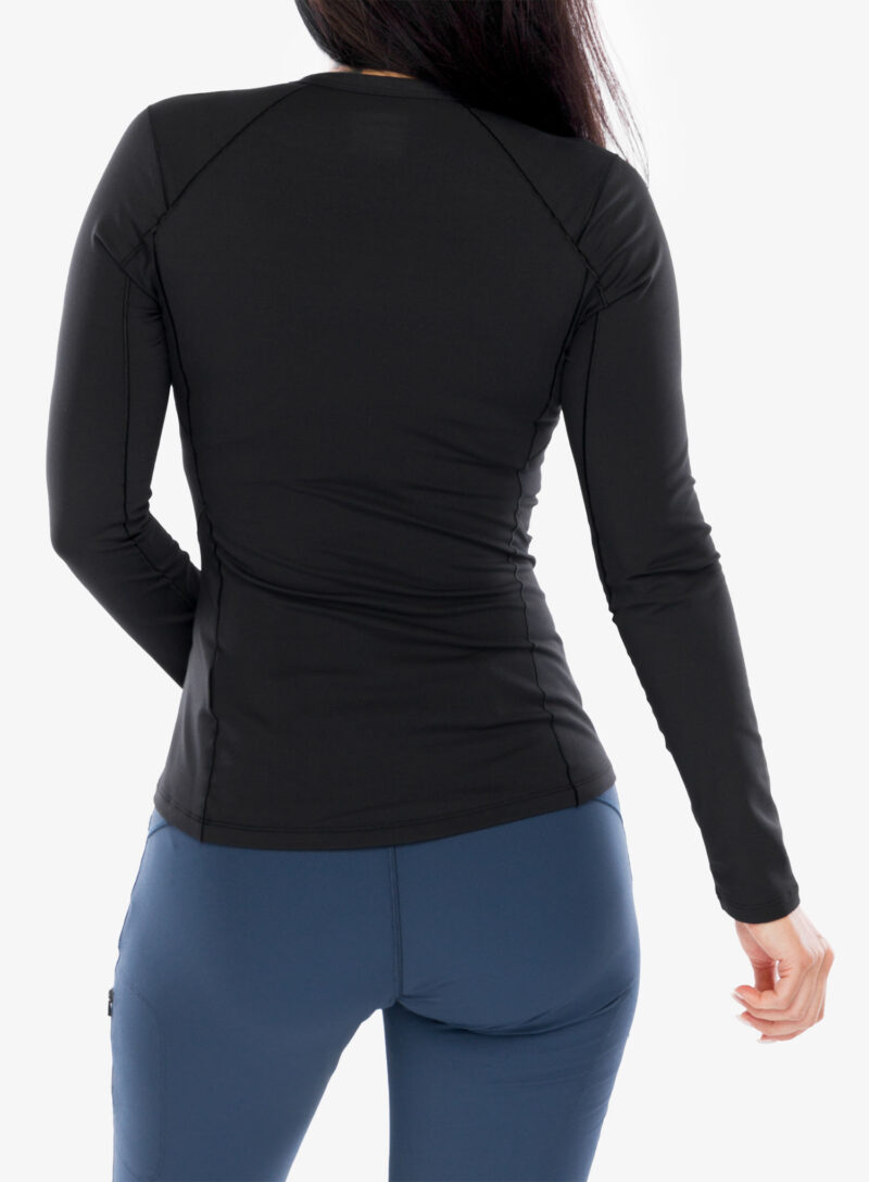 Bluza de corp femei Arcteryx Rho Crew Neck LS - black/black preţ