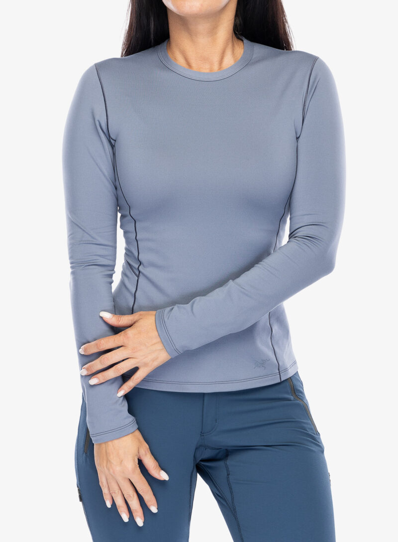 Preţ Bluza de corp femei Arcteryx Rho Crew Neck LS - stratus