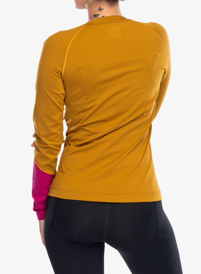 Preţ Bluza de corp femei Arcteryx Rho Crew Neck LS - yukon/amaranthus/edziza