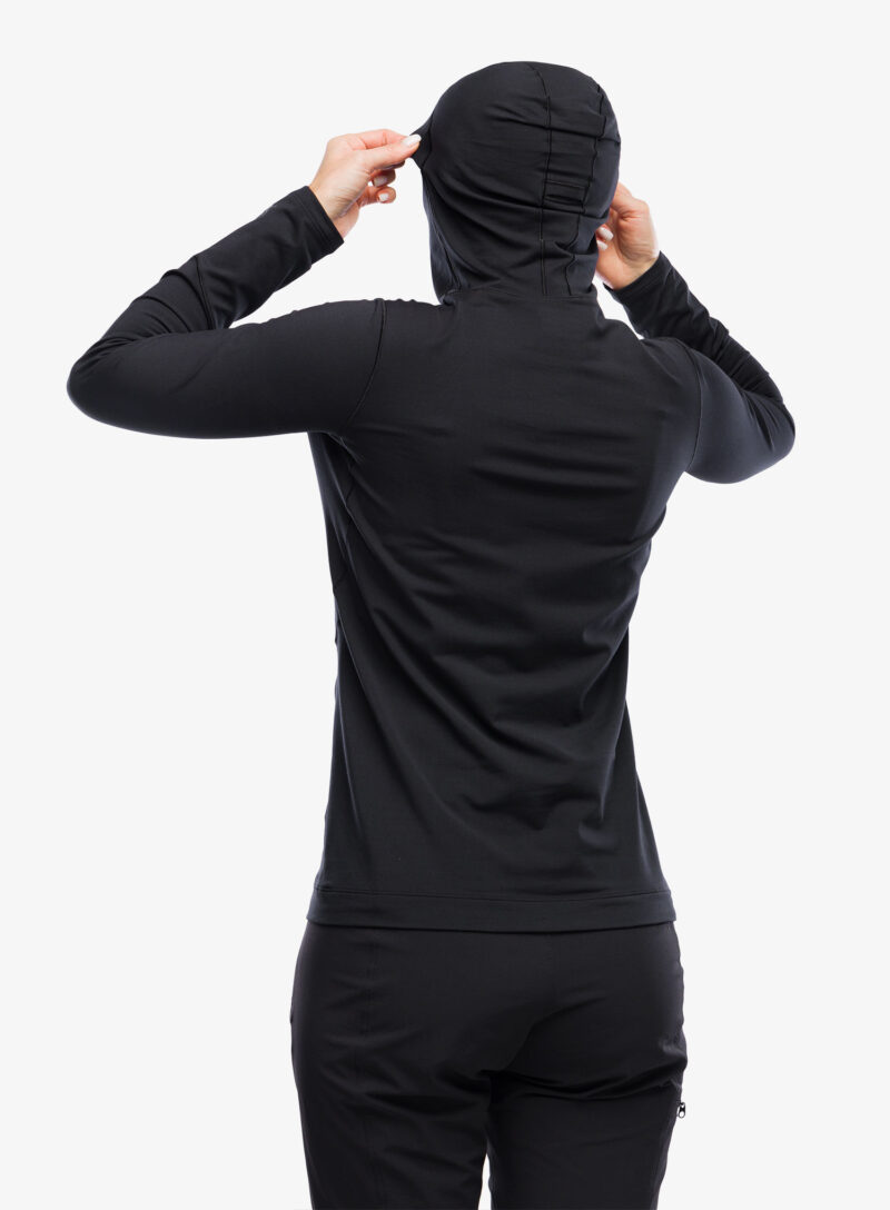 Bluza de corp femei Arcteryx Rho Hoody - black preţ