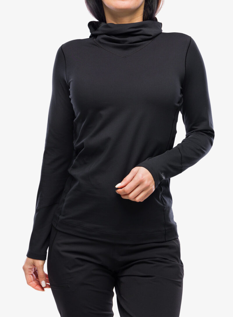 Bluza de corp femei Arcteryx Rho Hoody - black