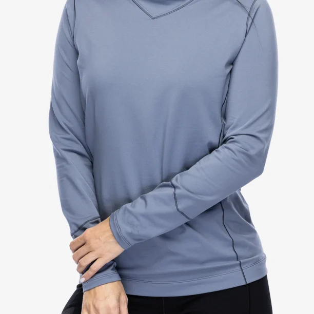 Preţ Bluza de corp femei Arcteryx Rho Hoody - stratus