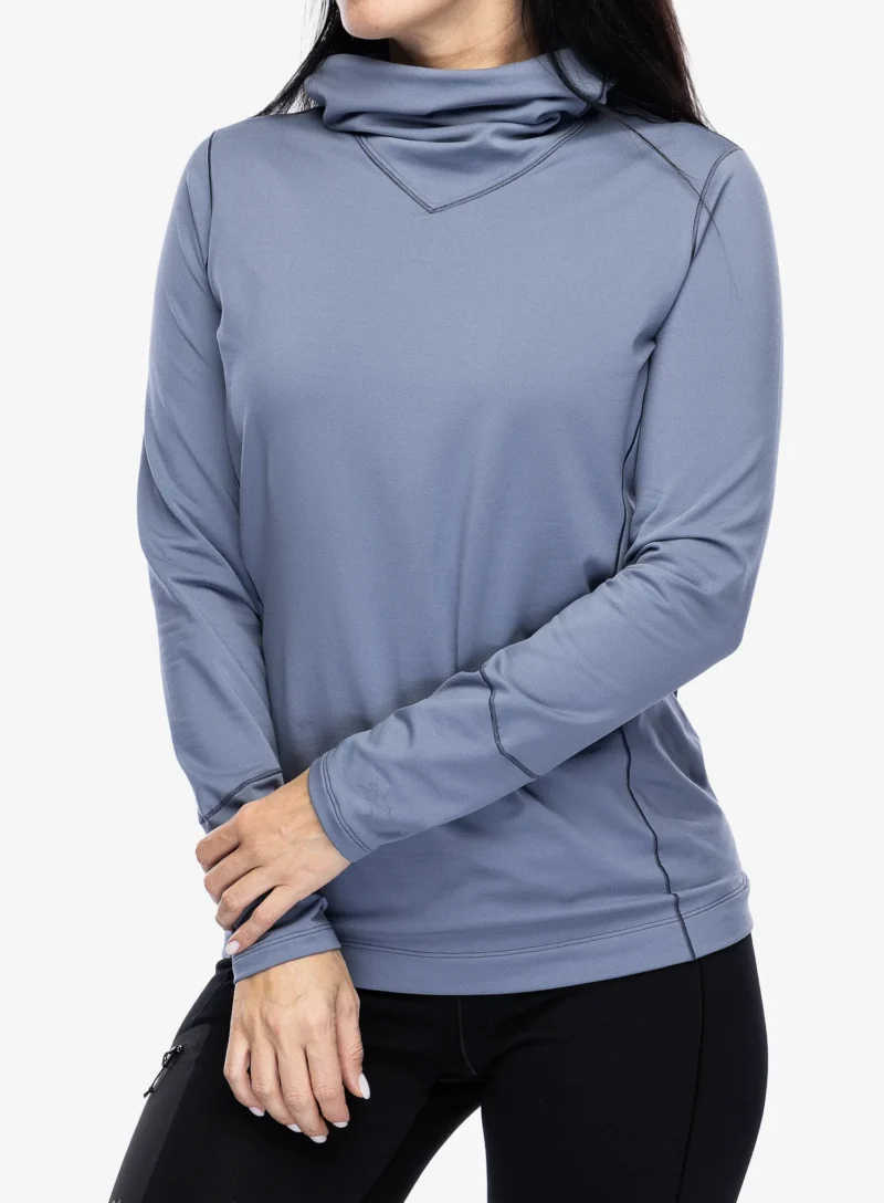 Preţ Bluza de corp femei Arcteryx Rho Hoody - stratus