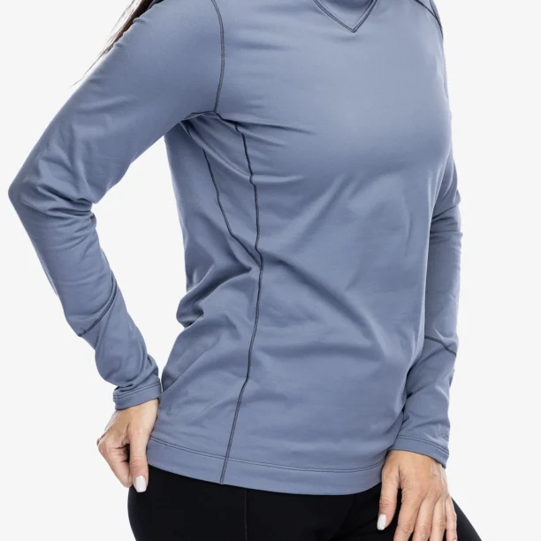 Original Bluza de corp femei Arcteryx Rho Hoody - stratus