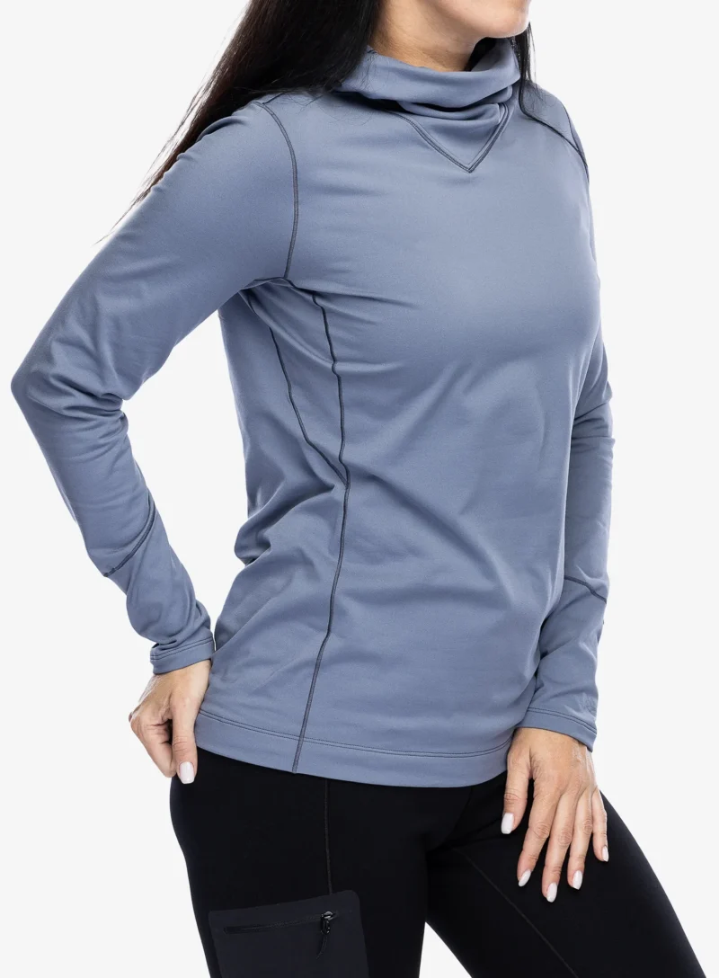 Original Bluza de corp femei Arcteryx Rho Hoody - stratus