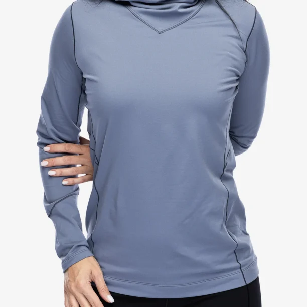 Bluza de corp femei Arcteryx Rho Hoody - stratus