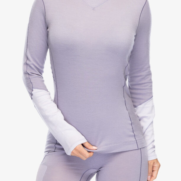 Bluza de corp femei Arcteryx Rho Merino Wool Crew Neck LS - velocity/light velocity