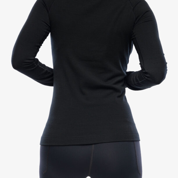 Bluza de corp femei Arcteryx Rho Merino Wool LS Crew - black preţ