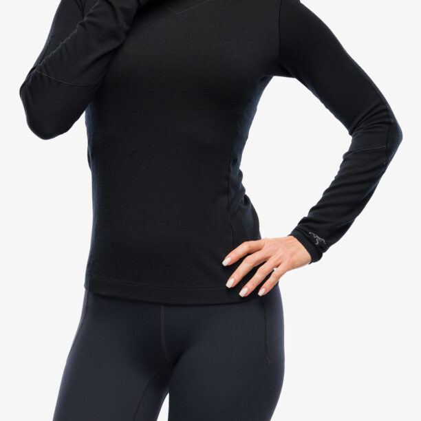 Cumpăra Bluza de corp femei Arcteryx Rho Merino Wool LS Crew - black