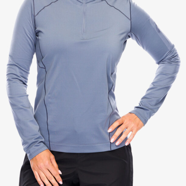 Cumpăra Bluza de corp femei Arcteryx Rho Zip Neck - stratus