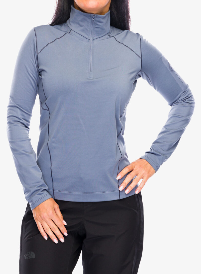 Cumpăra Bluza de corp femei Arcteryx Rho Zip Neck - stratus