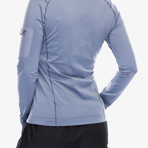 Preţ Bluza de corp femei Arcteryx Rho Zip Neck - stratus